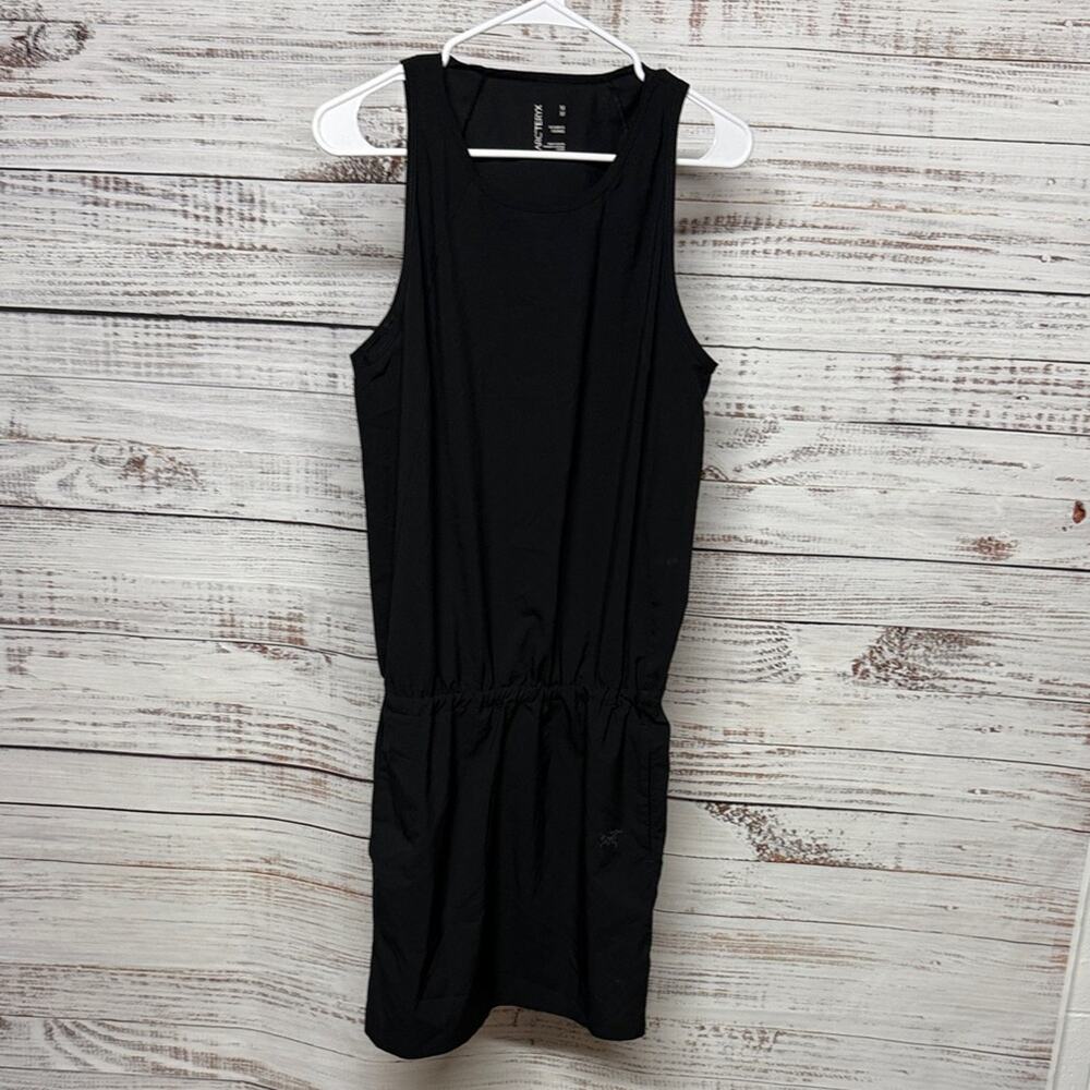 Arc’teryx Contenta Tank Mini Dress Black Medium - Picture 2 of 5
